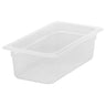 (6 stk.) CAMBRO | Camwear® polypropylen GN-beholdere 1/3 - mælkeagtig - dybde 100 mm