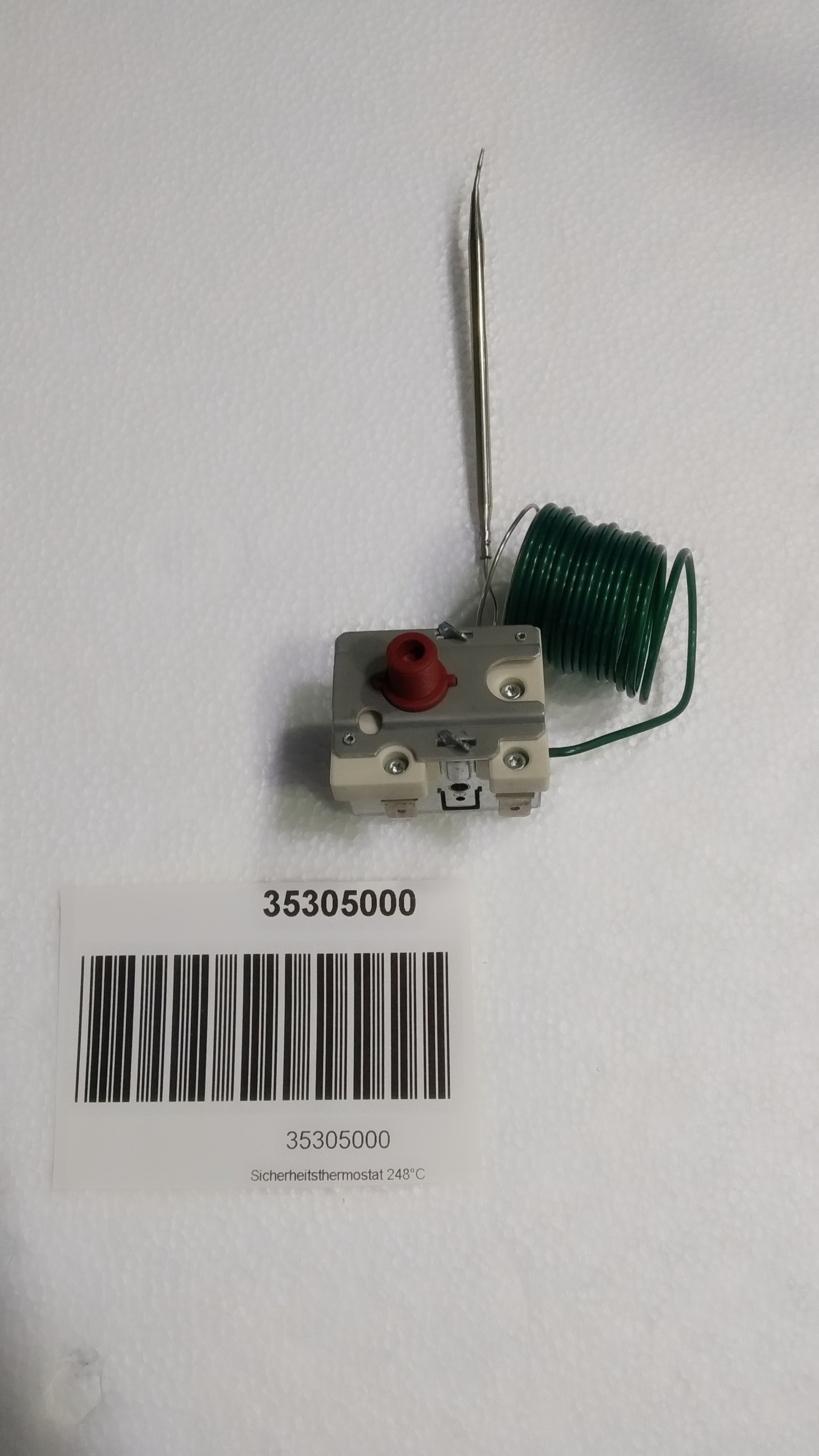 Sikkerhedstermostat 248°C