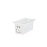 (6 stk.) CAMBRO | SafeTrak - Polypropylenbeholdere GN 1/3 - Milky - Højde: 150mm