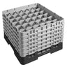 CAMBRO | CAMRACK® - Kurv til glasvask 1/1 med 6 forlængere - 500x500mm - 36 rum - Sort