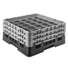 CAMBRO | CAMRACK® - Kurv til glasvask 1/1 med 2 forlængere - 500x500mm - 36 rum - Sort