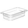 (6 stk.) CAMBRO | Camview® - Copolymer GN-beholder 1/4 - Klar - Højde: 65 mm - BPA-fri