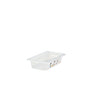 (6 stk.) CAMBRO | SafeTrak - Polypropylenbeholdere GN 1/4 - Milky - Højde: 65mm