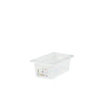 (6 stk.) CAMBRO | SafeTrak - Polypropylenbeholdere GN 1/4 - Milky - Højde: 100mm