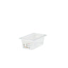 (6 stk.) CAMBRO | SafeTrak - Polypropylenbeholdere GN 1/4 - Milky - Højde: 100mm
