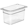 (6 stk.) CAMBRO | Camview® - Copolymer GN-beholder 1/4 - Klar - Højde: 150 mm - BPA-fri