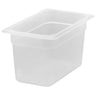 Cambro | (6 stk.) Polypropylen GN-beholder GN 1/4 - mælkeagtig - dybde 150 mm