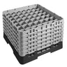 CAMBRO | CAMRACK® - Kurv til glasvask 1/1 med 6 forlængere - 500x500mm - 49 rum - Sort