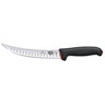 VICTORINOX | FIBROX DUAL GRIP - Slagterkniv med bølget kant - Blad: 200 mm