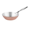 Wokpande i kobber - Ø 26 cm