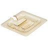 (6 stk.) Cambro | H-PAN™ - varmebestandige låg GN 1/6 - med rille og greb - rav