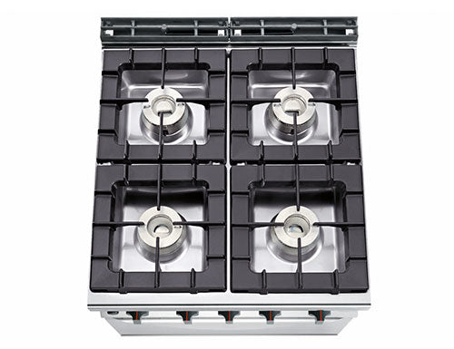 Gaskogebord 4 Brænder (34,5 kW) + Gasovn (7,8 kW)