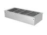 Bain marie/Vandbad -  til indbygning 1,5 m - serie A