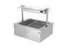 Bain marie/Vandbad -  til indbygning 0,8 m - serie B