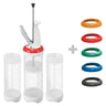 (3 stk.) Portion Pal kit med enkelt hul-membran