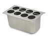 Flaskeholder / bottle organizer - til squeeze- og doseringsflasker - til 8 flasker (355 eller 473 ml)