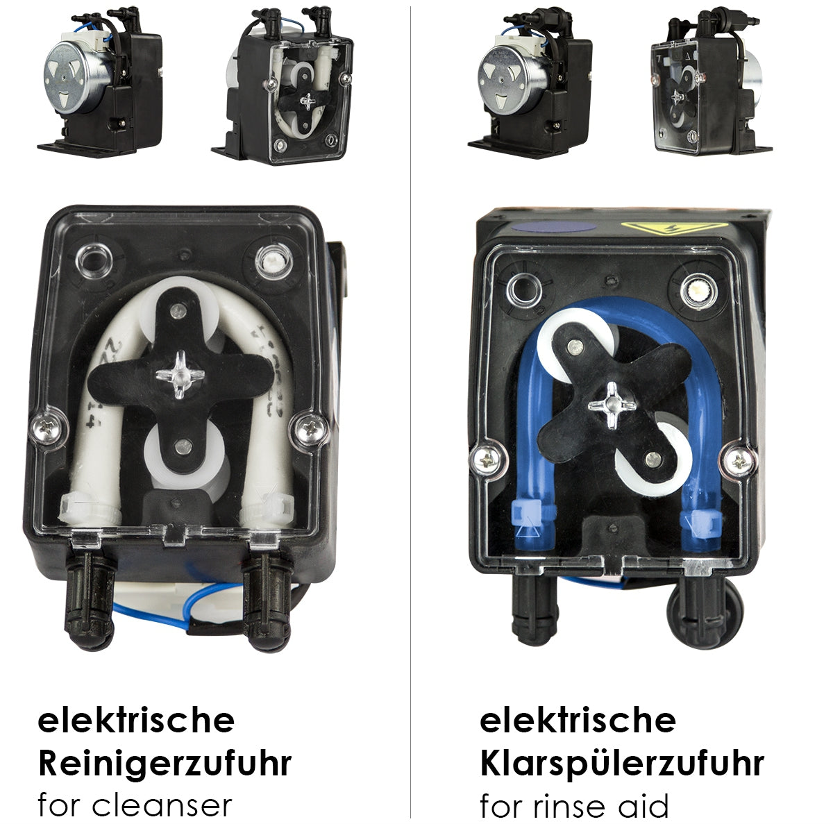 Hetteoppvaskmaskin 7,1 kW - med Vaskemiddelpumpe og Skyllemiddelpumpe og Blødgøringsanlæg + Ind / Udløbsbord Venstre