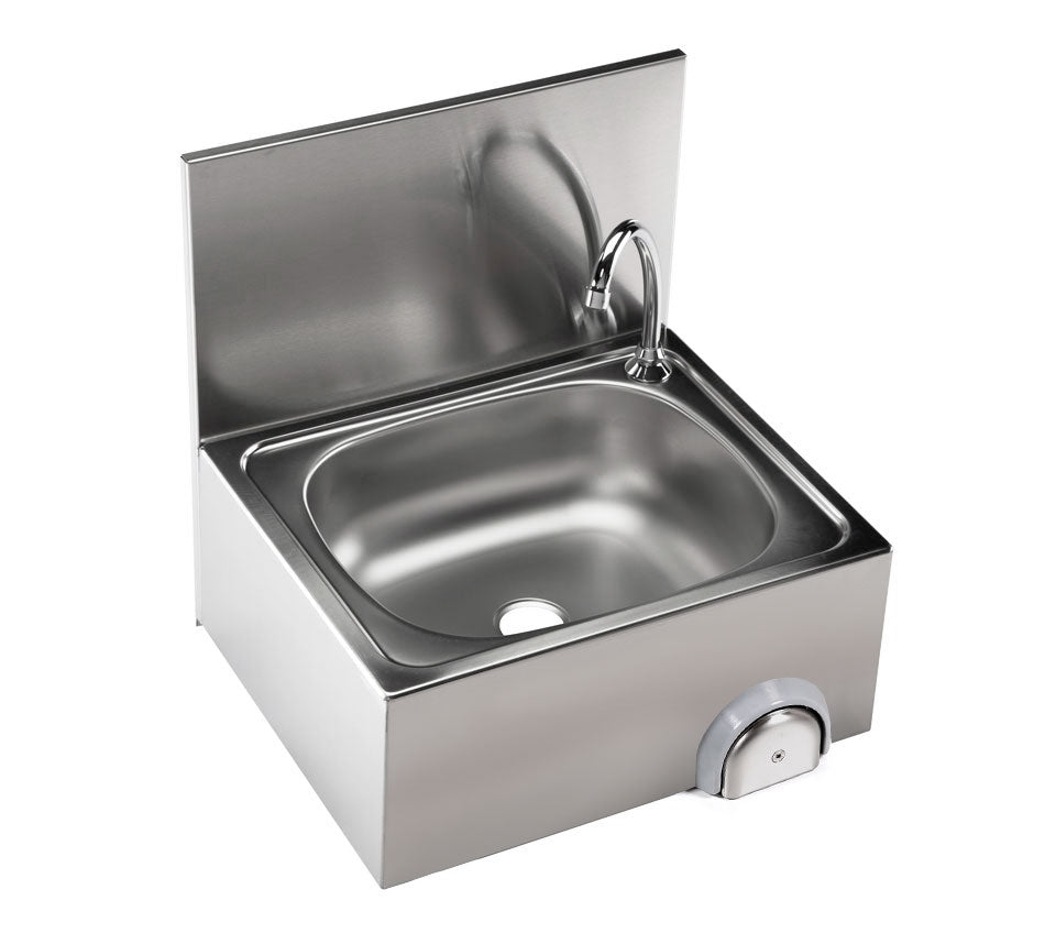 Håndvask 50x40 cm - med Blandebatteri (Koldt og Varmt vandtilslutning)