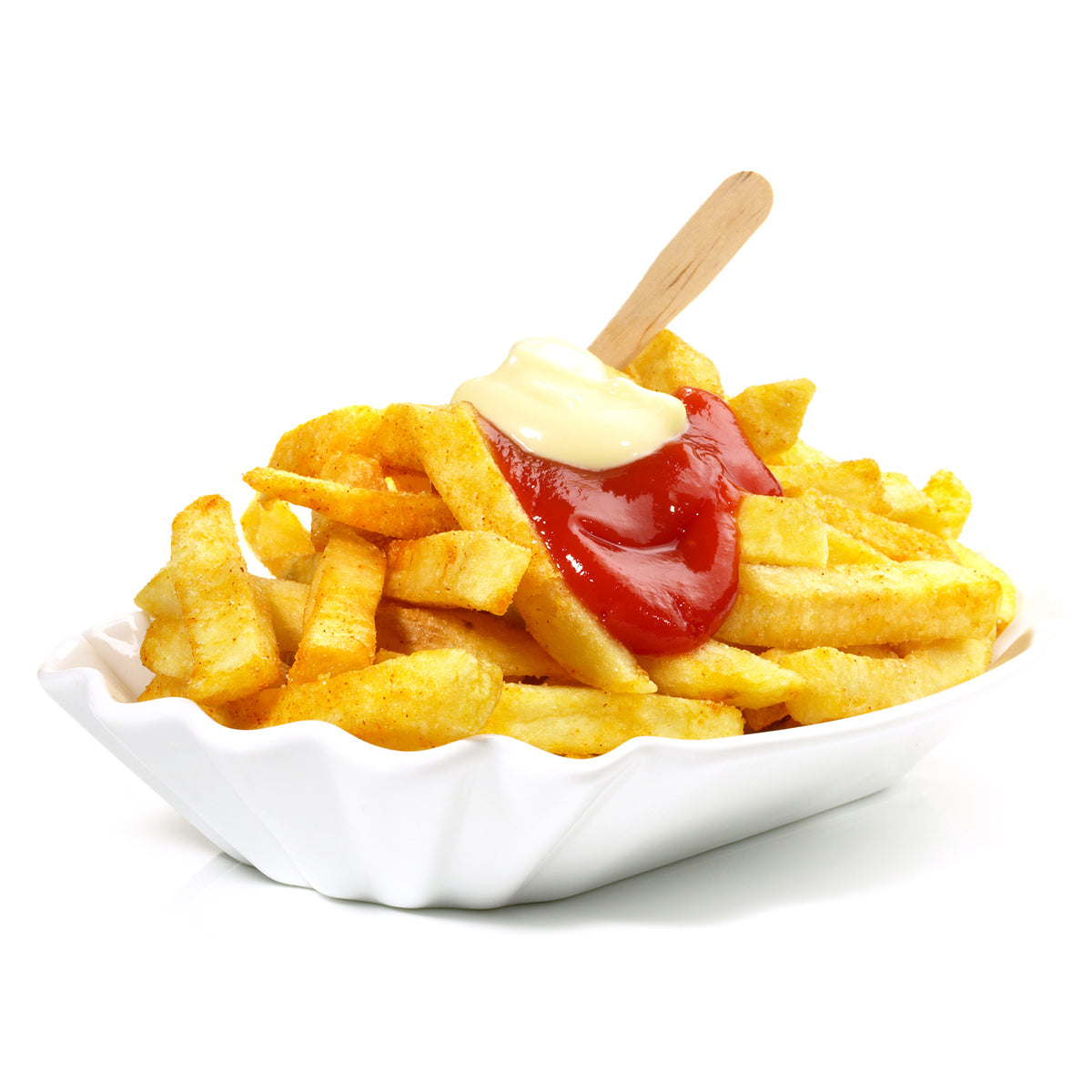 Pommes-frites-ske - rustfrit stål – 14 cm