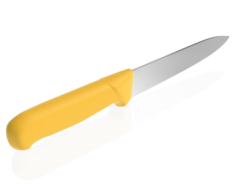Kødkniv - 18 cm - gul