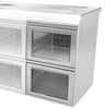 Skuffemodul - glas - 2 x 1/2 skuffer - til serierne BRF & BLF