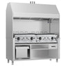 Gas grill 1,8 m Rustfrit Stål