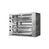 Gas rotationskyllingegrill PREMIUM med 8 spyd til 48 kyllinger - 1190 x 480 x 1720 mm