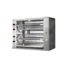 Gas rotationskyllingegrill PREMIUM med 8 spyd til 48 kyllinger - 1190 x 480 x 1720 mm