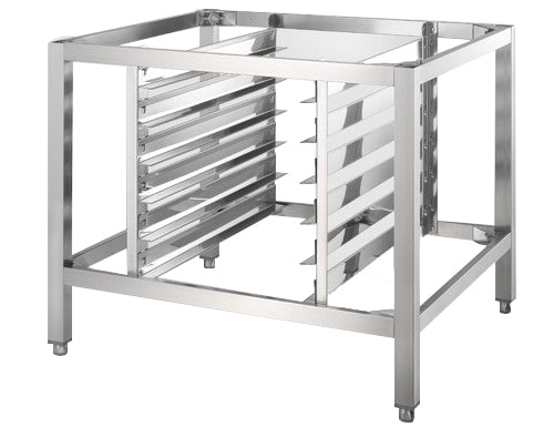 Gas industriovn - 6x EN 60 x 40 cm - inkl. understel med pladeholder