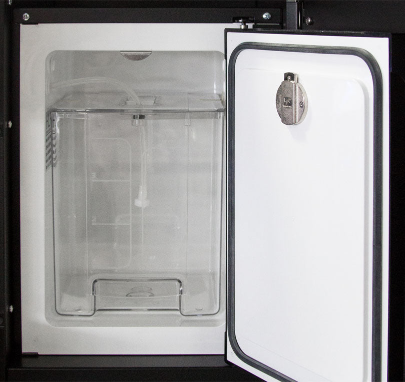 Udskiftning plast beholder til mælk køleskab