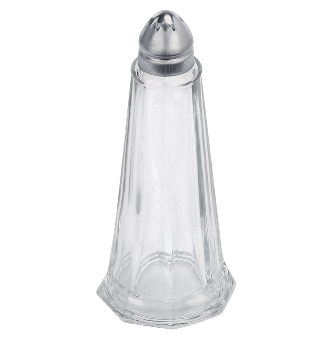 Peber-/ saltbøsse - glas - højde: 11 cm