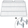 Plastificeret bæregitter - 670x530 mm - inkl. 4 beslag - passer til KSS600GN & KSS600SRN