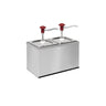 Sauce dispenser - 2 x 2 Liter - inkl. Rustfrit stål ramme