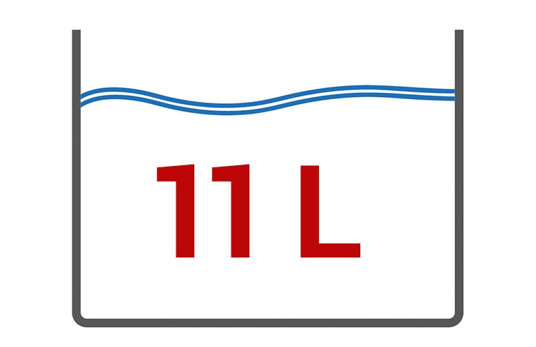 Halv kurv til friture - 11 liter