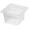 (6 stk.) CAMBRO | Camwear® polypropylen GN-beholder 1/6 - mælkefarvet - dybde 100 mm