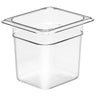 (6 stk.) CAMBRO | Camview® - Copolymer GN-beholder 1/6 - Klar - Højde: 150 mm - BPA-fri