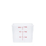 (6 stk.) CAMBRO | CAMSQUARES® - Beholder - 5,7 liter - Transparent