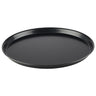 (10 stk.) Pizzabakke - Ø 400 mm - blå metal - ikke belagt - højde: 25 mm