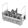 CAMBRO | CAMRACK® - Bestikkurv 1/2 - 8 rum - Grå
