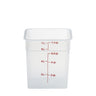 (6 stk.) CAMBRO | CAMSQUARES® - Beholder - 7,6 liter - Transparent