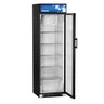 LIEBHERR | Flaskekøleskab COMFORT - 403 Liter - med 1 glasdør & reklamedisplay - Sort