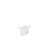 (6 stk.) CAMBRO | SafeTrak - Polypropylenbeholdere GN 1/9 - Milky - Højde: 100mm