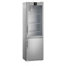 LIEBHERR | Køle- & Frysekombination Rustfrit stål PERFECTION - 232 Liter - med 1 glasdør & 1 fulddør