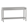 Arbejdsbord i rustfrit stål ECO - 1600x700 mm - med underhylde