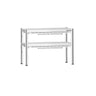 PREMIUM Varmebro - 1000x370mm - med 2 hylder - højde: 725mm  - 2x 700 Watt