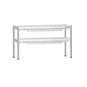 PREMIUM Varmebro - 1400x370mm - med 2 hylder - højde: 725mm - 2x 1,05 kW