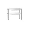 PREMIUM Varmebro - 800x370mm - med 2 hylder - højde: 725mm - 2x 700 Watt