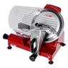 Pålægsmaskine - skråtstillet - 120 W - Klinge: Ø 220 mm - rød