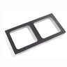 Dækselplade til 2 kvadratiske kogeplader - 220x220 mm