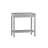 Rustfrit Stålbord ECO 0,6 m - med underhylde